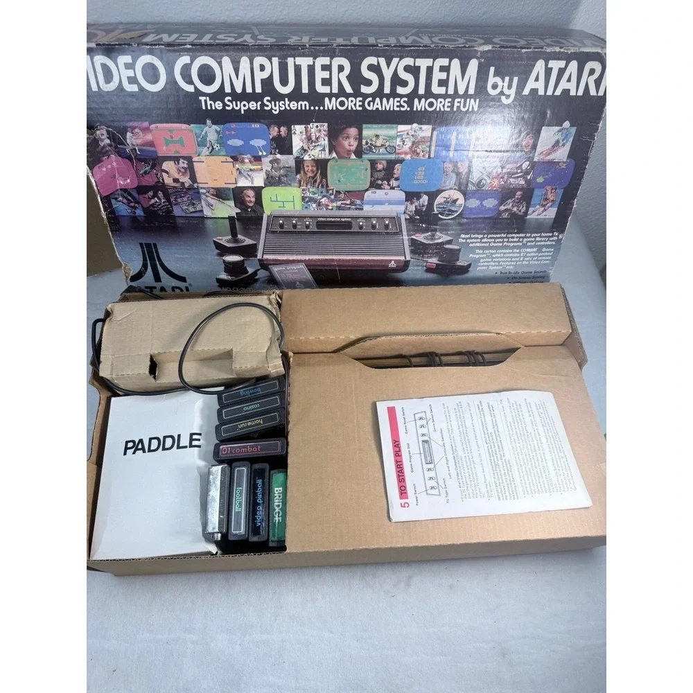 RARE Atari CX-2600 Video Computer System Game Console